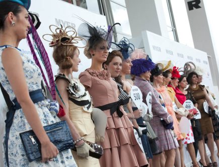 Melbourne cup fashions on the field millinery and hats