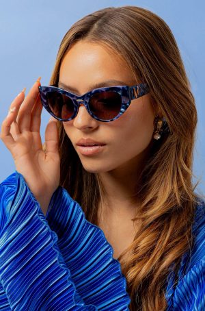 Maude Studio Saphira Almond Shaped Sunglasses available at The Milliner's Closet Fashion Boutique in Balgowlah on Sydney's Northern Beaches.