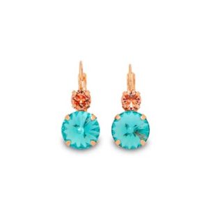 French Attic coloured crystal earring and bracelet jewellery.