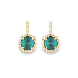 French Attic coloured crystal earring and bracelet jewellery.