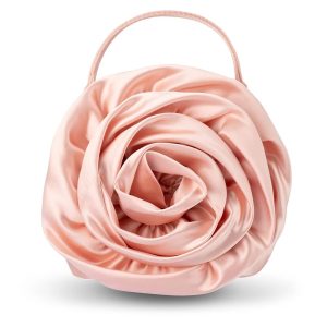 Rosita Rosette Frame Bag - Blush Pink