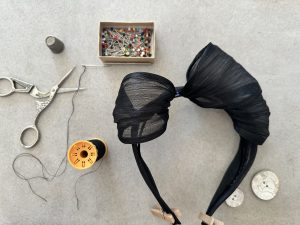 Headband Sip & Stitch Workshop Millinery Workshops at The Milliner's Closet on Sydney's Northern Beaches.